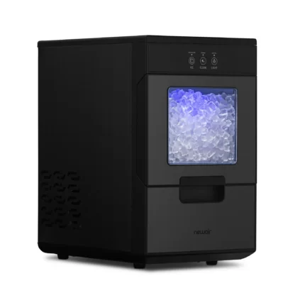 Newair 44lb Countertop Nugget Ice Maker in Black