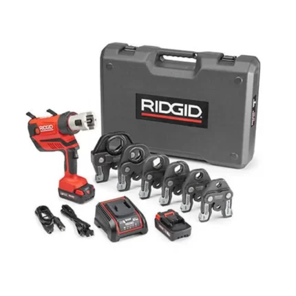 Ridgid 67053 RP 350 Battery Press Tool Kit w/Propress Jaws, 1/2"-2"